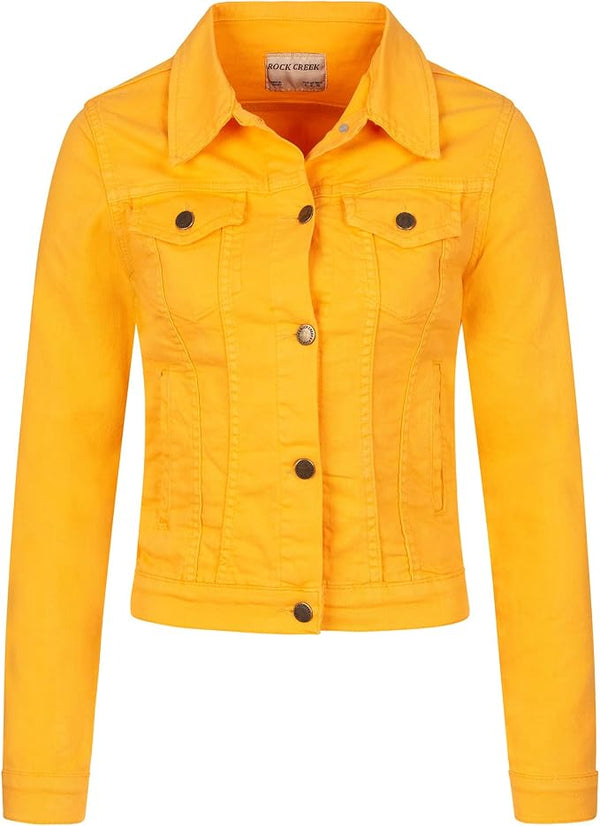 Rock Creek Damen Jeansjacke Denim D-401