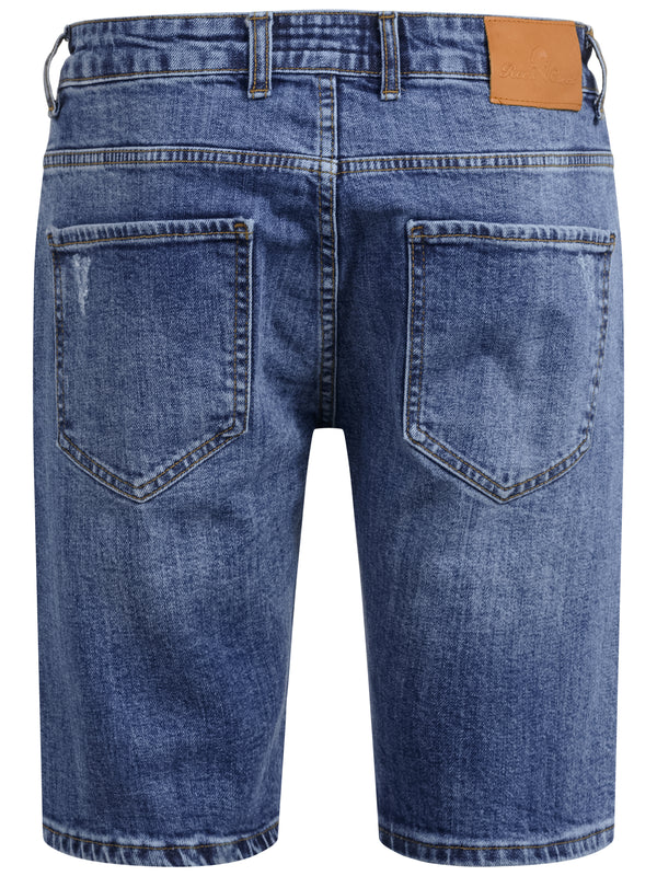 Rock Creek Herren Jeans Shorts Blau RC-2449