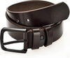 Gelverie Herren Gürtel Echt Leder Dunkelbraun GG-104