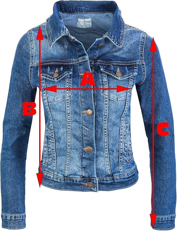Rock Creek Damen Jeansjacke Denim D-401