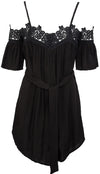 Damen Kleid Trägerkleid mit Spitzenbesatz D-320_65836.jpg