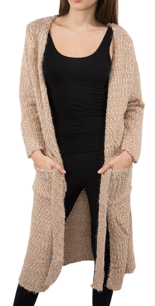 Damen Strickjacke Pullover lange One Size D-142_63118.jpg