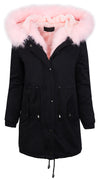 Damen Wintermantel Parka mit XXL-Kunstfellkragen gefüttert D-256_78081.jpg