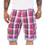Herren Cargo Shorts Kariert mit Gürtel H-186_79922.jpg