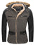Herren Winter Bikerjacke mit Kunstlederärmeln gefüttert H-062 _79037.jpg