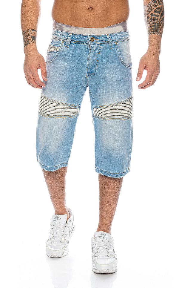 Lorenzo Loren Herren Jeansshorts Hellblau LL-389_76525.jpg