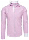 Lorenzo Loren Herren Kariertes Hemd Slim Fit LL-203_74359.jpg