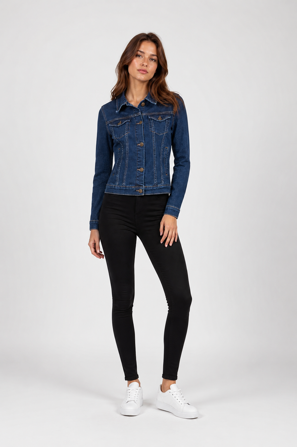 Rock Creek Damen Jeansjacke Denim D-401