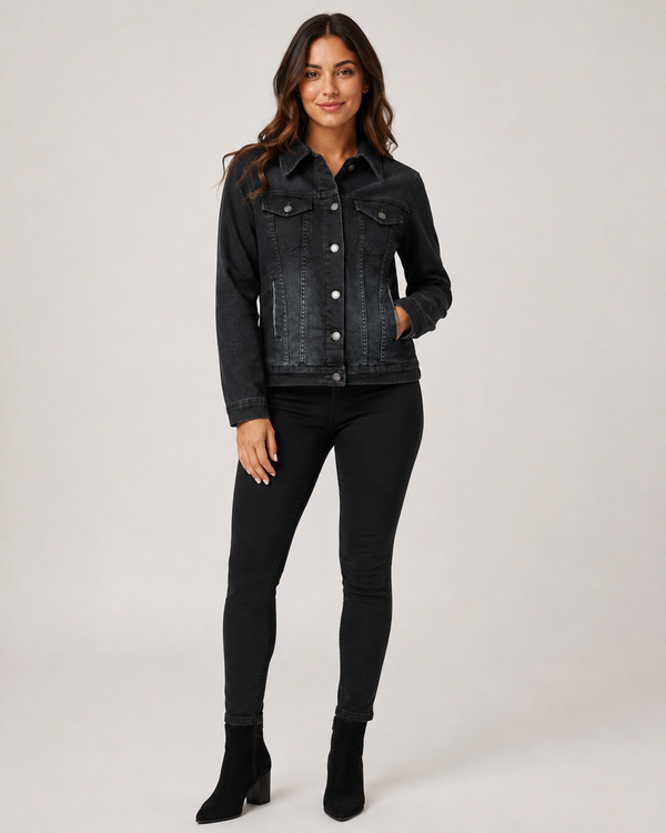Rock Creek Damen Jeansjacke Denim D-401