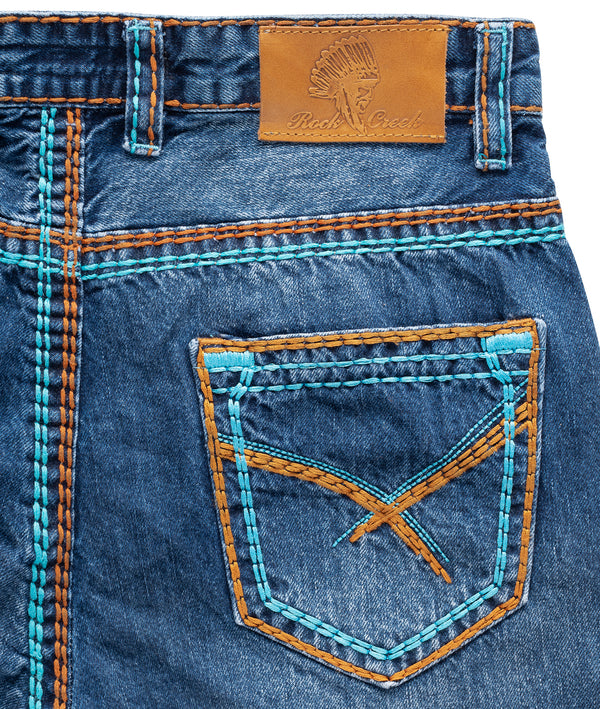 Rock Creek Herren Jeans Comfort Fit Dunkelblau RC-2270_83398.jpg