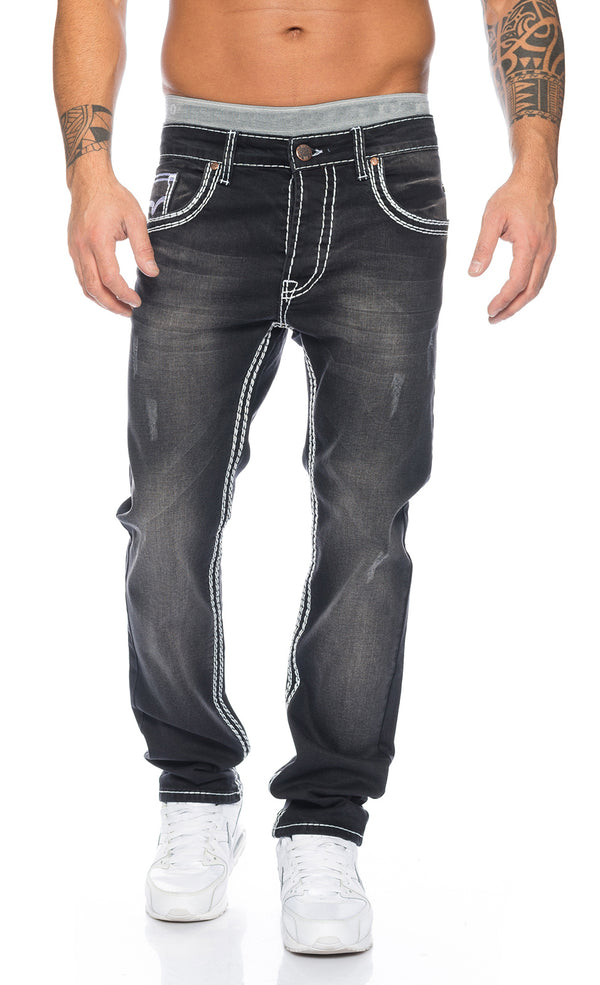 Rock Creek Herren Jeans Comfort Fit Dunkelgrau RC-2087_75437.jpg