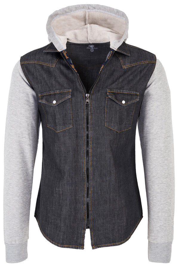 Rock Creek Herren Jeanshemd mit Kapuze Regular Fit H-232_76242.jpg