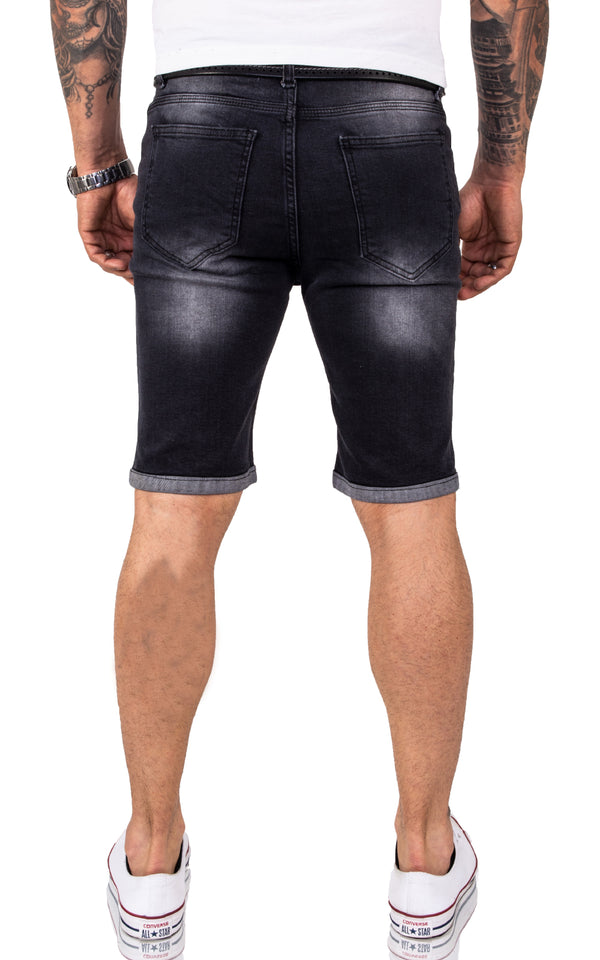 Rock Creek Herren Jeansshorts Slim Fit Dunkelgrau RC-2214_83199.jpg