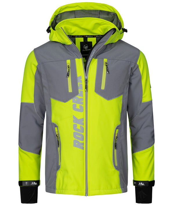 Veste Softshell Rock Creek H-344 Pour Homme - Imperméable, Coupe-vent, Respirante - Idéale Randonnée Et Ville - 14