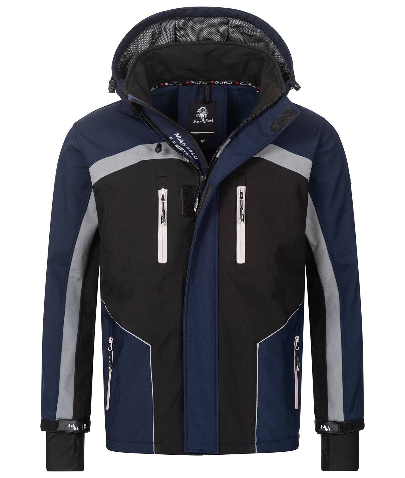 Produktbild von Rock Creek Softshell Herren Rock Creek Herren Softshelljacke H-344 – Winddicht & Wasserabweisend (Größen S-5XL) Rock Creek Jeans Herren