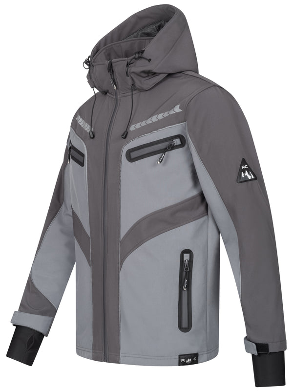 Veste Softshell Rock Creek H-344 Pour Homme - Imperméable, Coupe-vent, Respirante - Idéale Randonnée Et Ville - 7