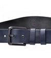 Gelverie Herren Gürtel Echt Leder Blau GG-102