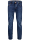 Lorenzo Loren Herren Jeans Regular Fit Dunkelblau LL-4013