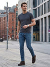 Lorenzo Loren Herren Jeans Regular Fit Blau LL-4015