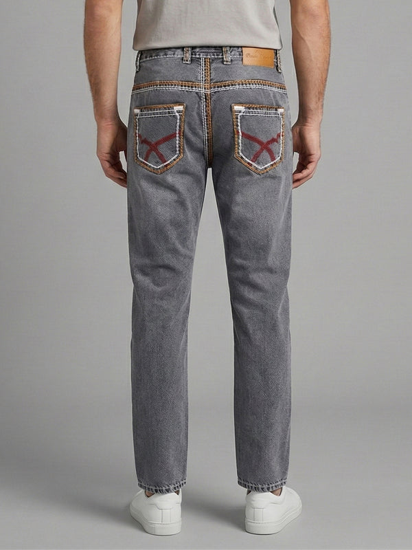 Rock Creek Men's Jeans Comfort Fit Dark Grey RC-2168