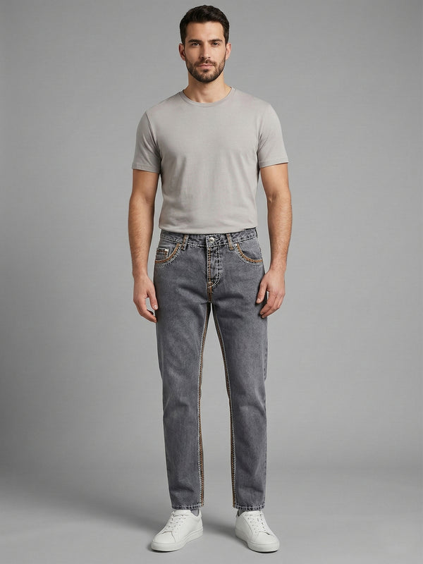 Rock Creek Men's Jeans Comfort Fit Dark Grey RC-2168