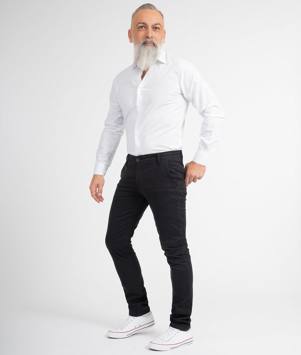 Indumentum Herren Chino Hose Slim Fit IS-305