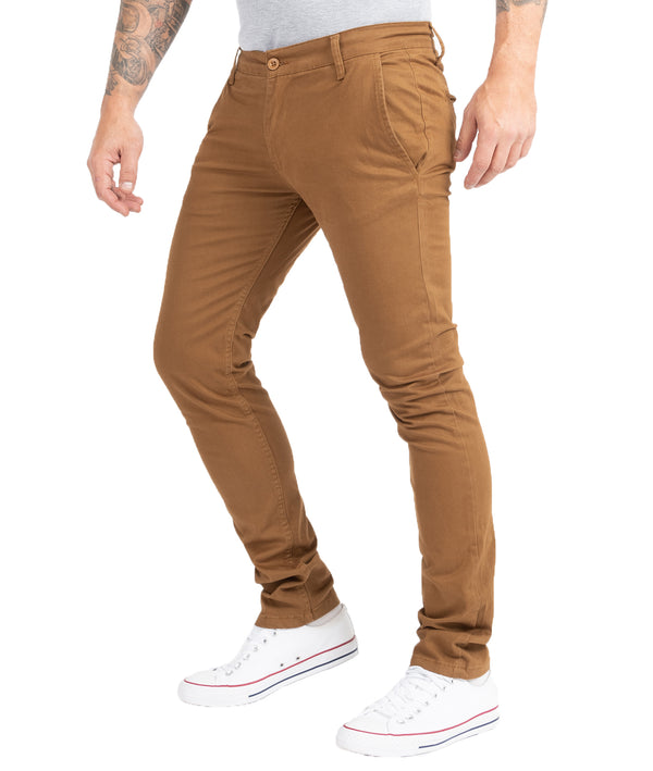 Indumentum Herren Chino Hose Slim Fit IS-305