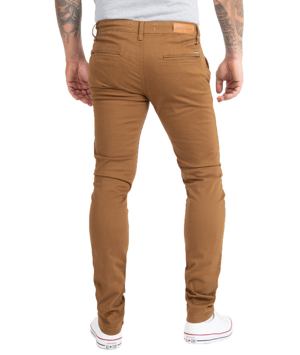Indumentum Herren Chino Hose Slim Fit IS-305