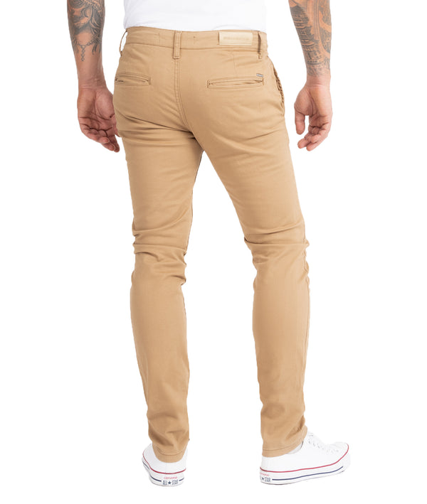 Indumentum Herren Chino Hose Slim Fit IS-305