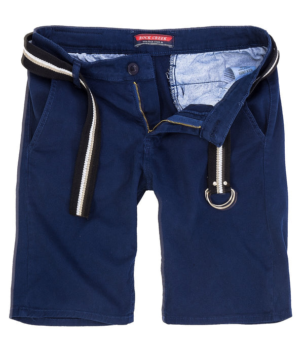 Rock Creek Herren Chino Shorts mit Gürtel RC-2133