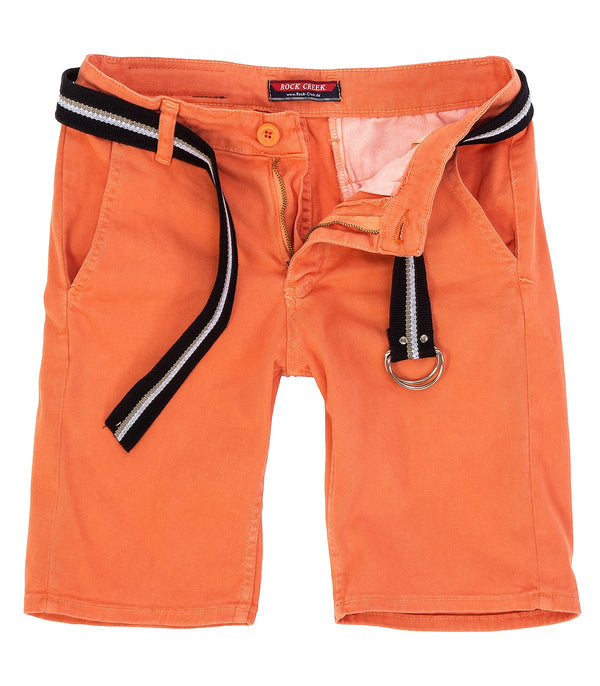 Rock Creek Herren Chino Shorts mit Gürtel RC-2133