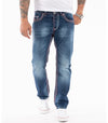 Rock Creek Herren Jeans Comfort Fit Dunkelblau RC-2272