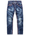 Rock Creek Herren Jeans Comfort Fit Dunkelblau RC-2272