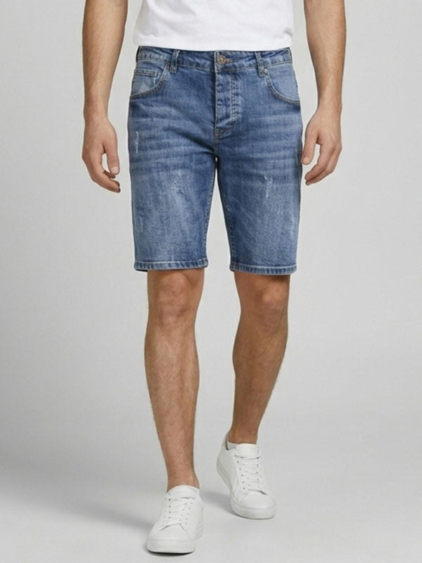 Rock Creek Herren Jeans Shorts Blau RC-2449