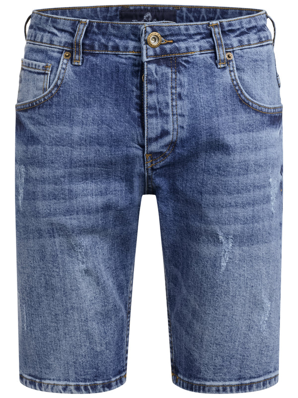 Rock Creek Herren Jeans Shorts Blau RC-2449