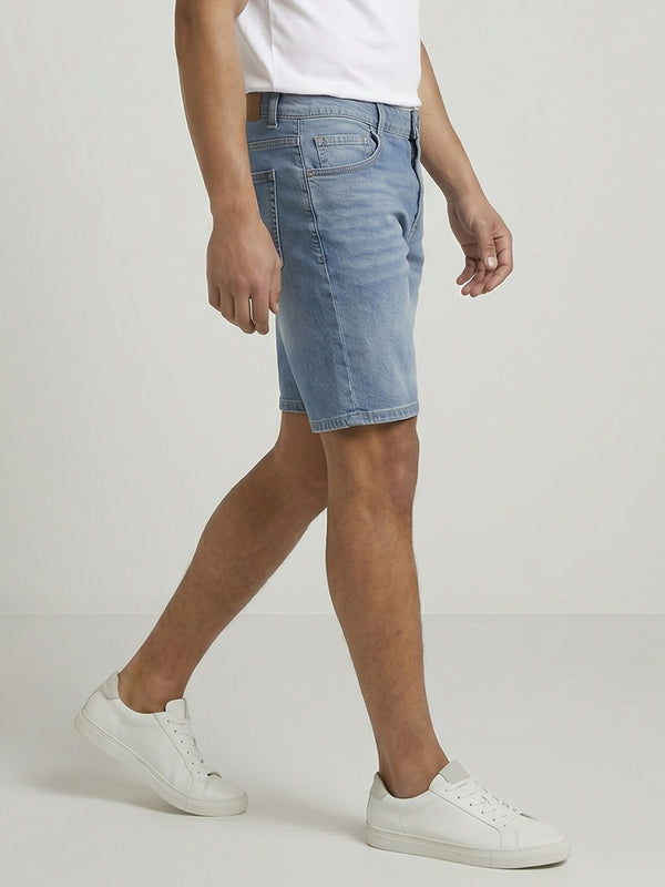 Rock Creek Herren Jeans Shorts Blau RC-2450