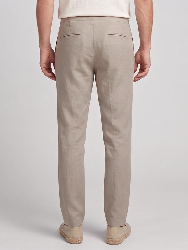 Rock Creek Herren Stoffhose Leinen-Optik RC-2446