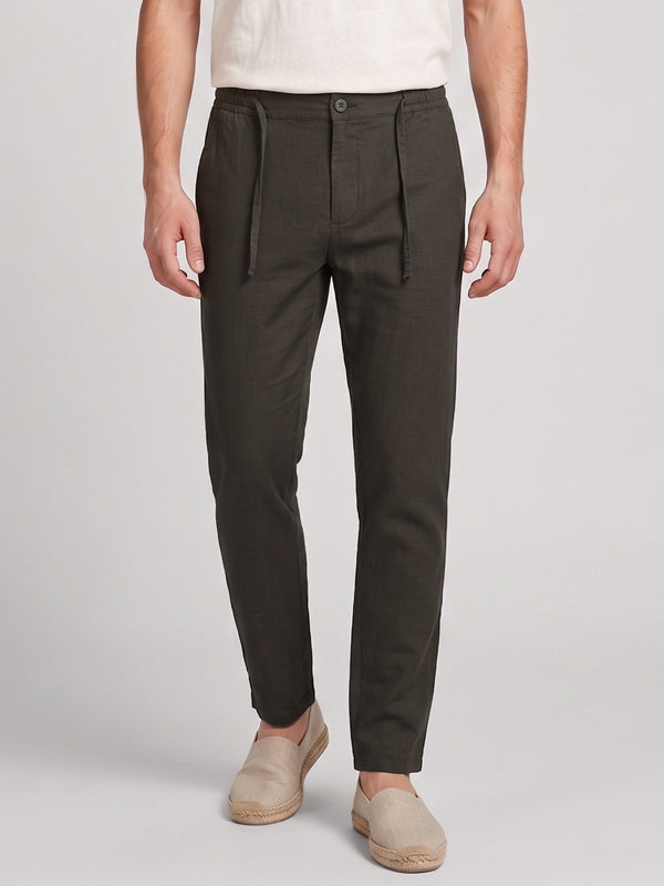 Rock Creek Herren Stoffhose Leinen-Optik RC-2446