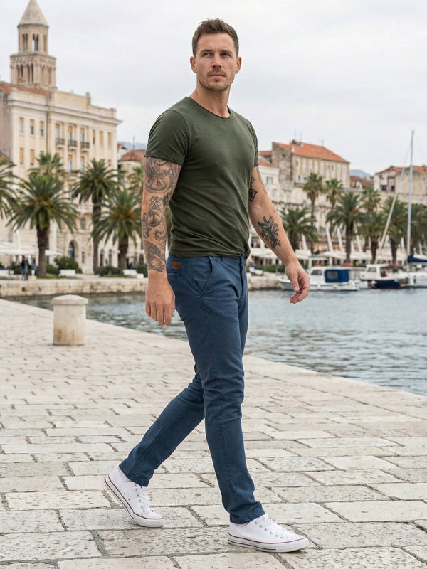 Rock Creek Herren Chino Hose Slim Fit RC-2154