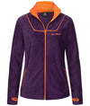 Rock Creek Damen Fleecejacke D-473 lila pink XS-2XL taillierte Damenjacke mit Stehkragen und Daumenschlaufen