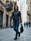 Rock Creek Damen Lederjacke D-487