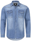 Rock Creek Herren Jeanshemd H-419