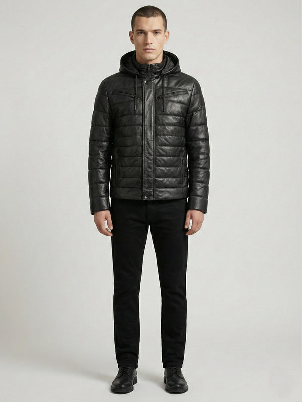 Rock Creek Herren Lederjacke H-404