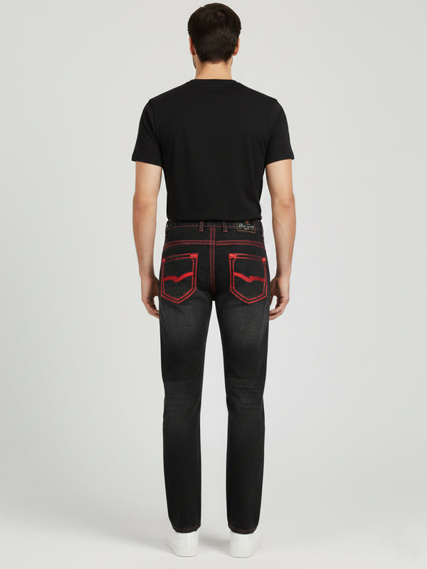 Rock Creek Herren Jeans Comfort Fit Schwarz RC-2092