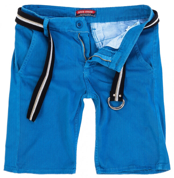 Rock Creek Herren Chino Shorts mit Gürtel RC-2133