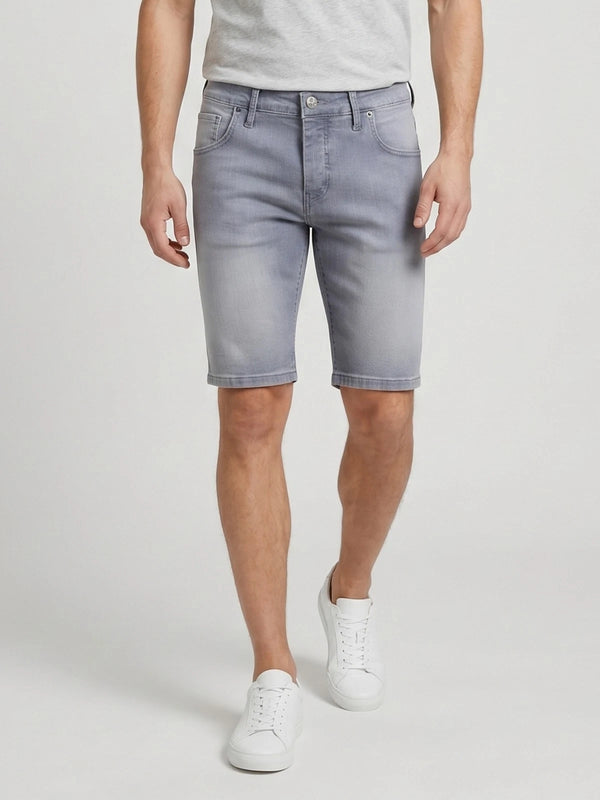 Rock Creek Herren Jeans Shorts Grau RC-2451