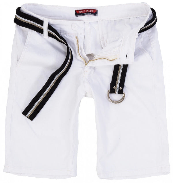 Rock Creek Herren Chino Shorts mit Gürtel RC-2133
