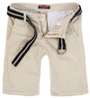 Rock Creek Herren Chino Shorts mit Gürtel RC-2133