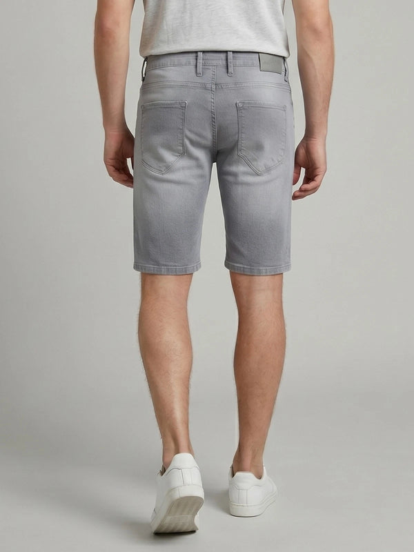 Rock Creek Herren Jeans Shorts Grau RC-2451
