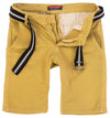 Rock Creek Herren Chino Shorts mit Gürtel RC-2133